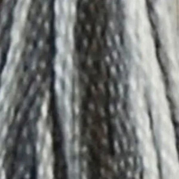 Ață pentru broderie DMC Mouliné (împărțit, 6 fire), 8 m - 500-53, Variegated - Steel Grey