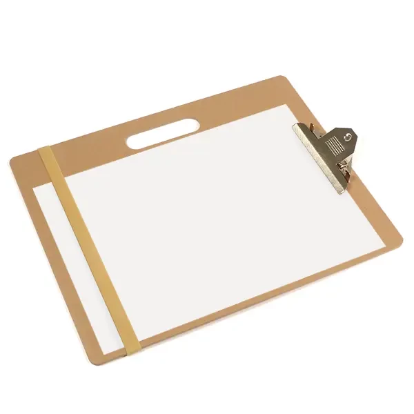 Tablă de desen, tablă de scris, cu clip metalic, dispozitiv de fixare din elastic, A3