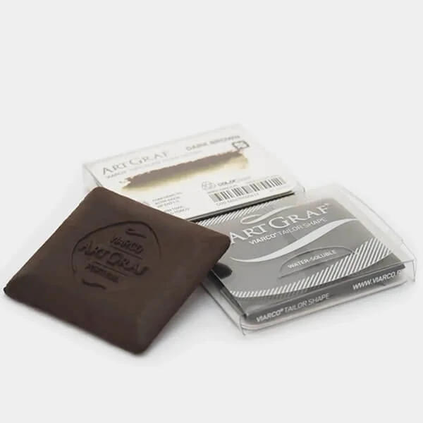 Cretă acuarelă Viarco ArtGraf Tailor Shape  - dark brown