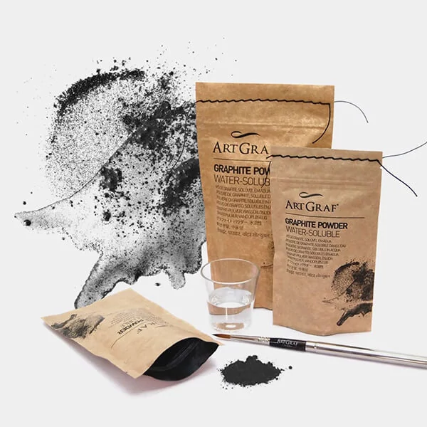 Pulbere de grafit  pentru acuarelă ArtGraf - 100 g