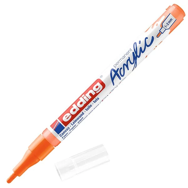 edding 5300 marker acrilic , F (1-2 mm) - 066, neon orange