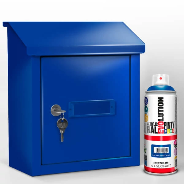 Vopsea spray acrilica, EVOLUTION lucioasa, 400 ml - RAL5005 signal blue
