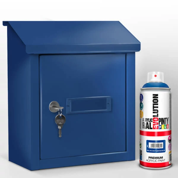 Spray vopsea acrilică, EVOLUTION mat, 400 ml - RAL5010 gential_blue