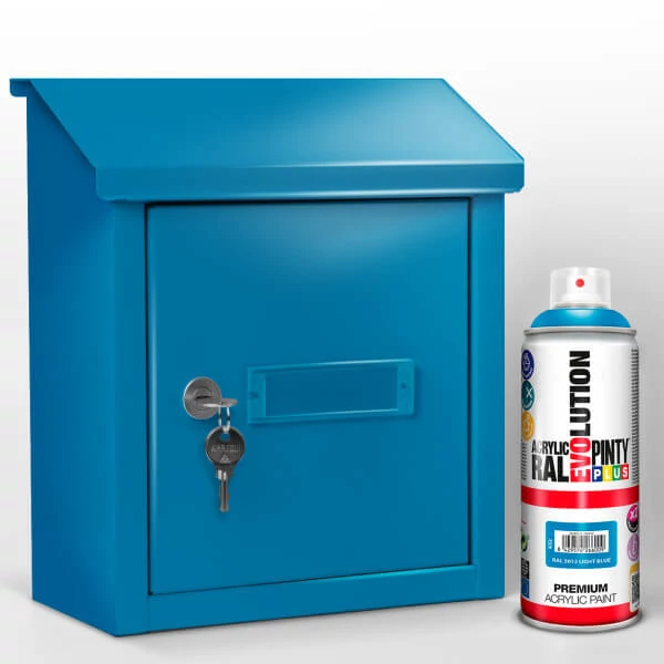 Vopsea spray acrilica, EVOLUTION lucioasa, 400 ml - RAL5012 light blue