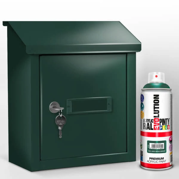 Vopsea spray acrilica, EVOLUTION lucioasa, 400 ml - RAL6005 moss green