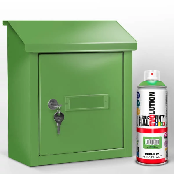 Vopsea spray acrilica, EVOLUTION lucioasa, 400 ml - RAL6018 yellow green