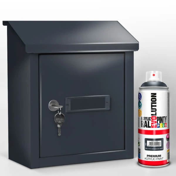 Vopsea spray acrilica, EVOLUTION lucioasa, 400 ml - RAL7016 anthracite grey