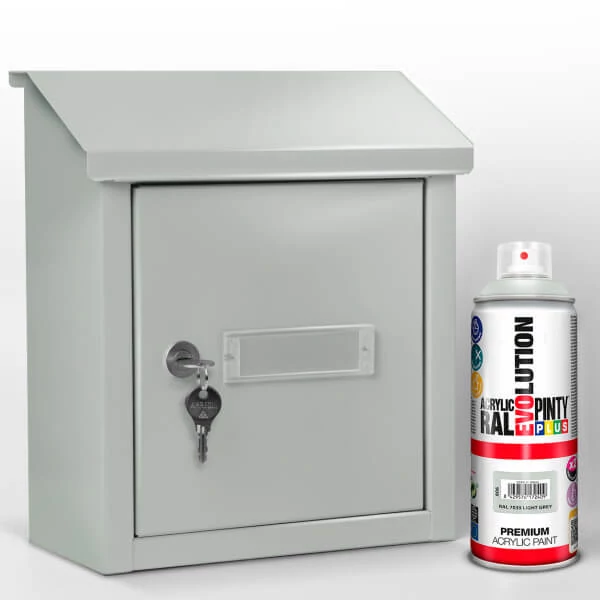 Vopsea spray acrilica, EVOLUTION lucioasa, 400 ml - RAL7035 light grey