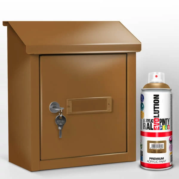 Vopsea spray acrilica, EVOLUTION lucioasa, 400 ml - RAL8001 ochre brown