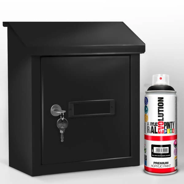 Spray vopsea acrilică, EVOLUTION mat, 400 ml - RAL9004 black