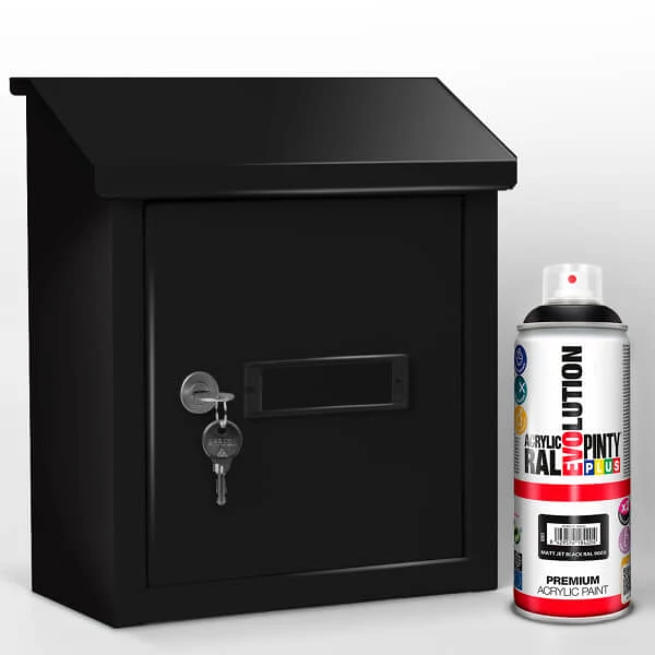 Spray vopsea acrilică, EVOLUTION mat, 400 ml - RAL9005 jet black