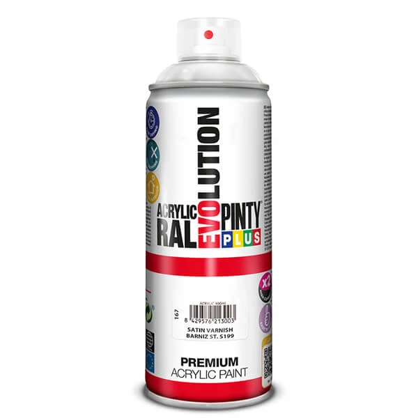 Spray lac acrilic, EVOLUTION, 400 ml - luciu mătăsos