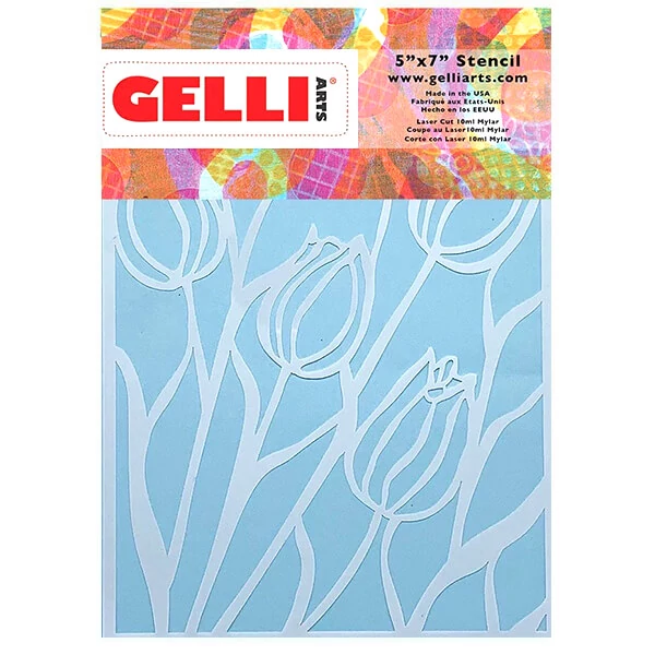 Stencil, Gelli Arts, 5x7