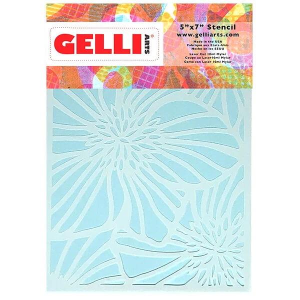 Stencil, Gelli Arts, 5x7