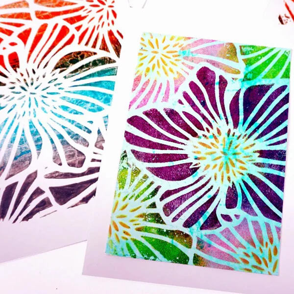 Stencil, Gelli Arts, 5x7