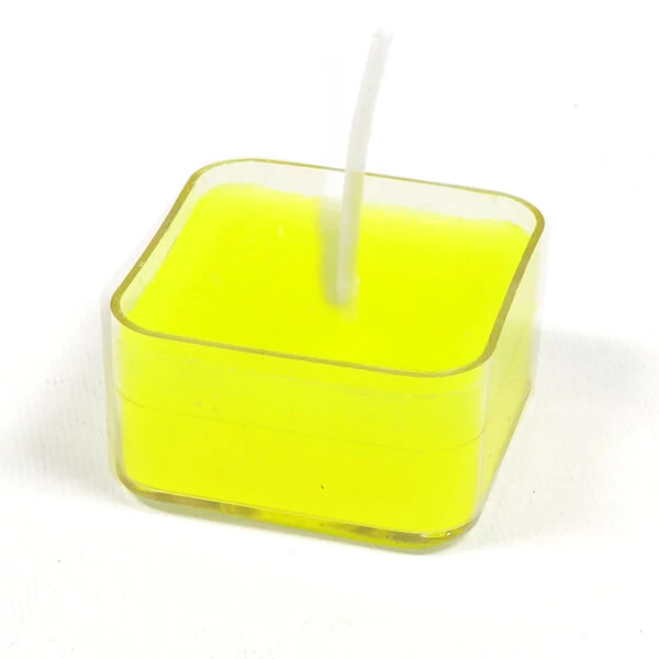 Ceară de lumânare și jeleu de lumânare colorant -  - galben neon