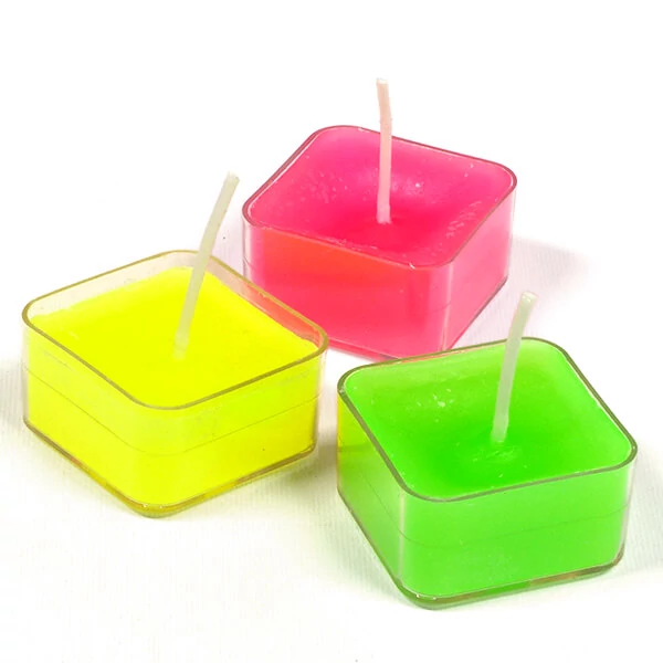 Ceară de lumânare și jeleu de lumânare colorant -  - galben neon