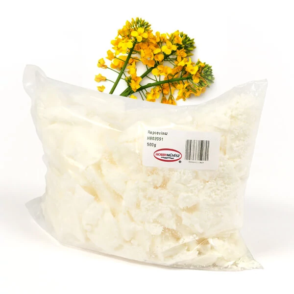 Ceară de rapiță pentru fabricarea lumanarilor din sticlă, 500 g