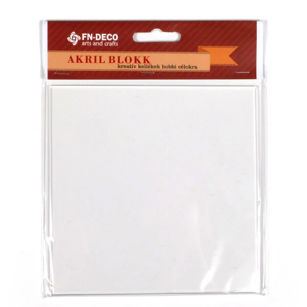 Foaie de plastic pentru imprimare - 14x14 cm