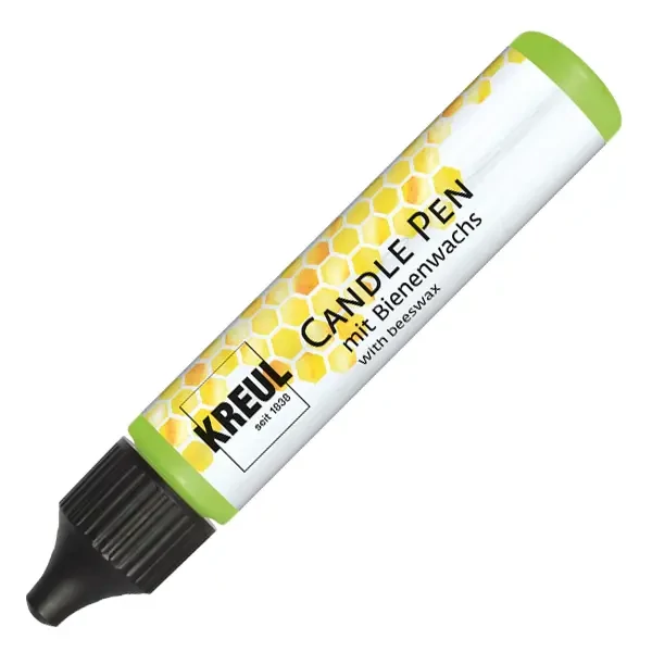 Creion pentru pictat cu lumânare Kreul, 29 ml - verde deschis