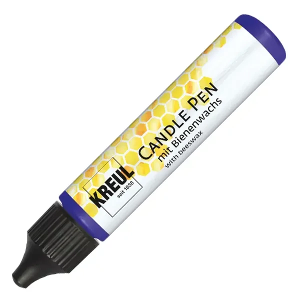 Creion pentru pictat cu lumânare Kreul, 29 ml - albastru regal