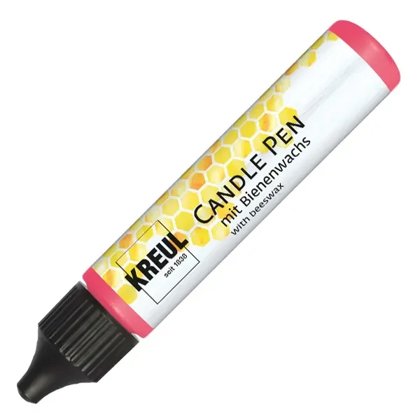 Creion pentru pictat cu lumânare Kreul, 29 ml - roșu metalic