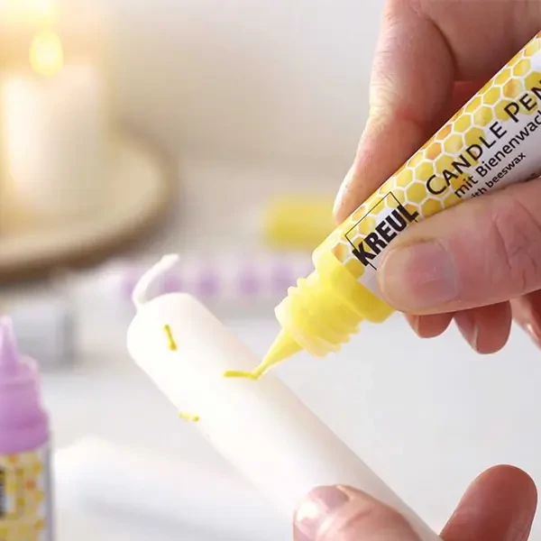Creion pentru pictat cu lumânare Kreul, 29 ml - negru