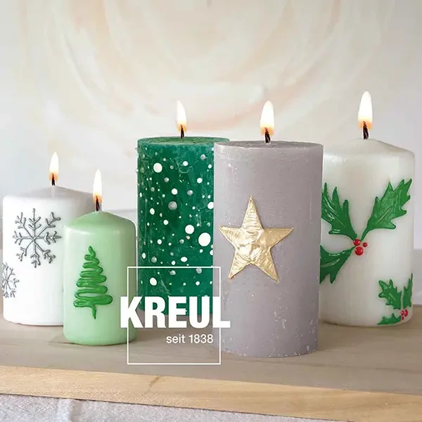 Creion pentru pictat cu lumânare Kreul, 29 ml - negru