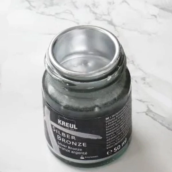 Vopsea metal lichid pe bază de rășină Kreul, 50 ml - Silber Bronze
