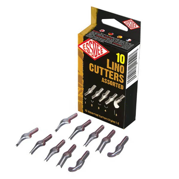 Essdee - Set cuțite pentru linogravare, 10 buc