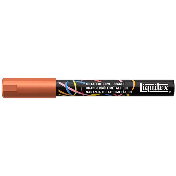 Liquitex Marker – marker decorativ acrilic, 2 mm, vârf rotund - metallic burnt orange