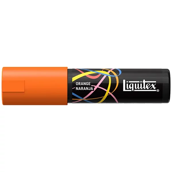 Liquitex Marker – marker decorativ acrilic, 8 mm, vârf reversibil – orange