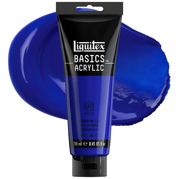 Liquitex Basics vopsea acrilică, 250 ml - 380, ultramarine blue