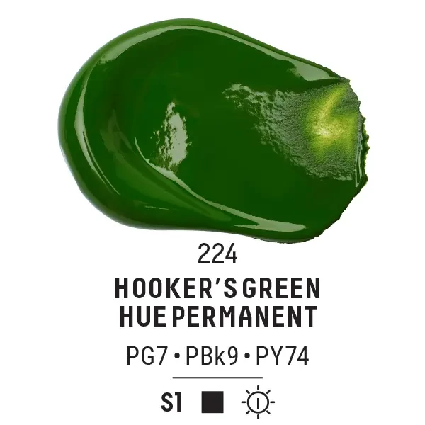Liquitex Basics vopsea acrilică, 946 ml - 224, hooker's green hue permanent