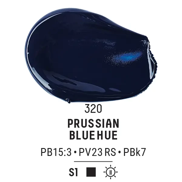 Liquitex Basics vopsea acrilică, 118 ml - 320, prussian blue hue