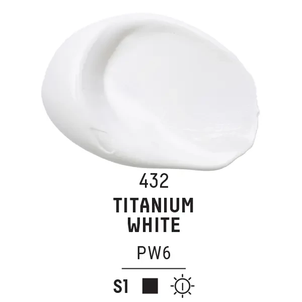 Liquitex Basics vopsea acrilică, 946 ml - 432, titanium white
