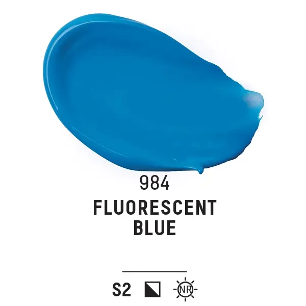 Vopsea acrilică Liquitex Basics, 22 ml - 984, fluorescent blue