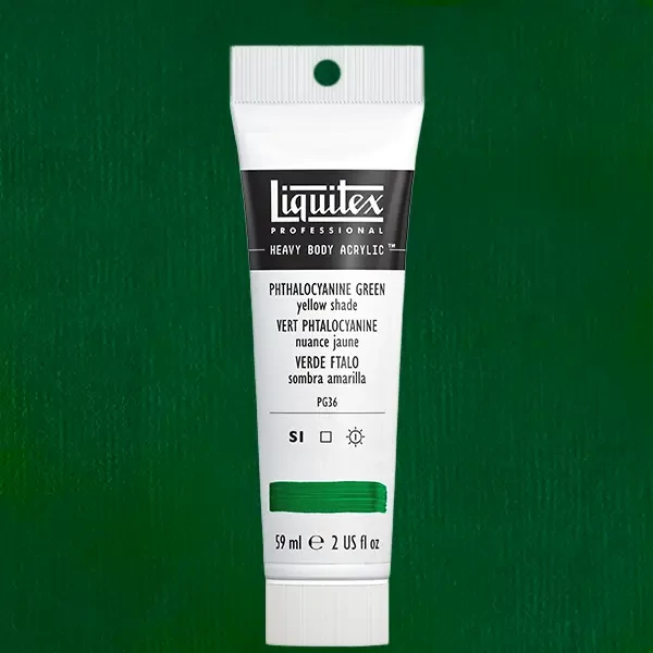 Liquitex Heavy Body vopsea acrilică, 59 ml - 319, phthalocyanine green yellow shade