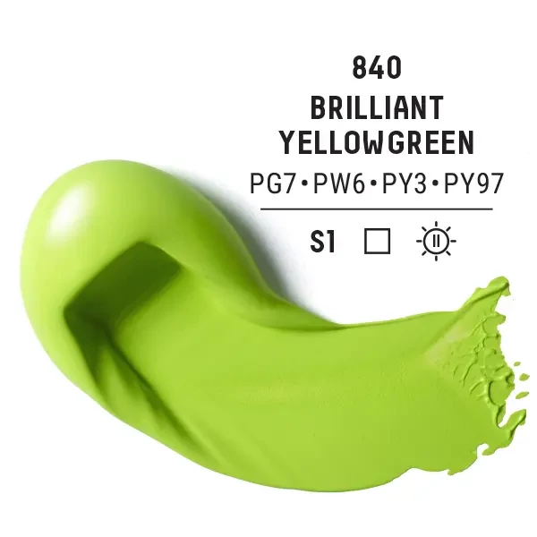Liquitex Heavy Body vopsea acrilică, 59 ml - 840, brilliant yellow green