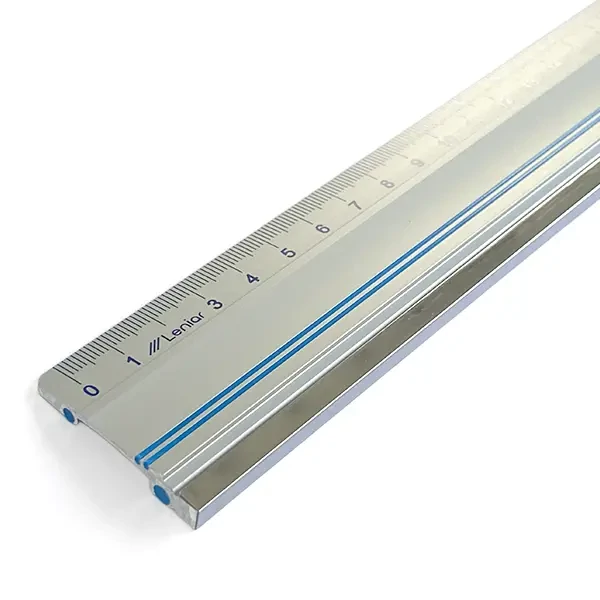 Leniar rigla din aluminiu cu muchie de tăiere din oțel - 70 cm