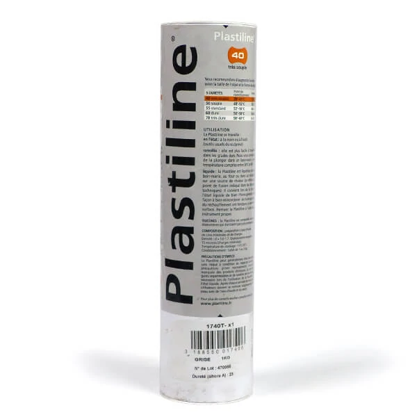 J. Herbin plastilina, 1000 g, gri - 40, foarte moale