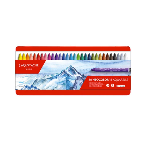 Caran d'Ache Classic Neocolor II Set crete acuarelă - 30 buc
