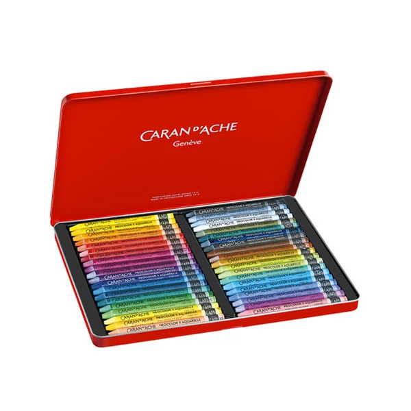 Caran d'Ache Classic Neocolor II Set crete acuarelă - 40 buc