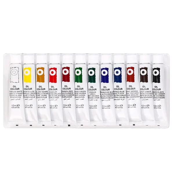 Set de vopsele în ulei - 12x12 ml