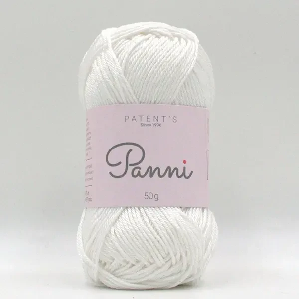Fire de bumbac Panni, 50 g - 001 alb (Catania 106)