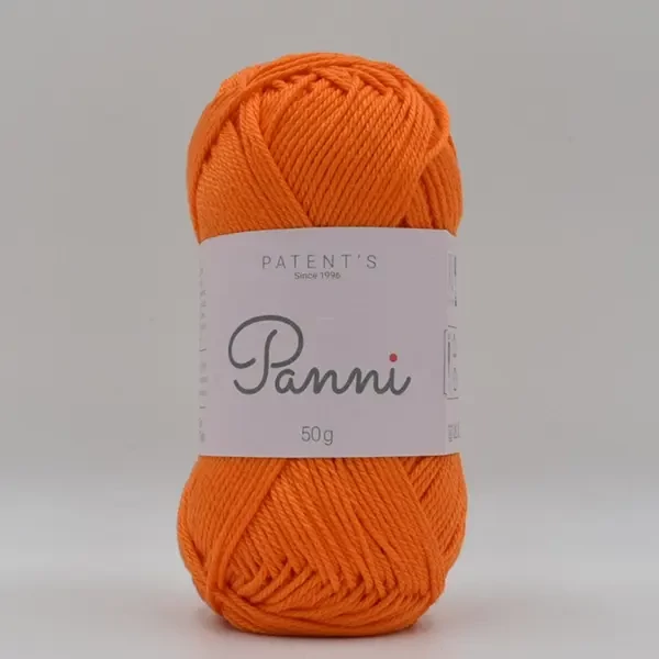 Fire de bumbac Panni, 50 g - 052, portocaliu (Catania 281)
