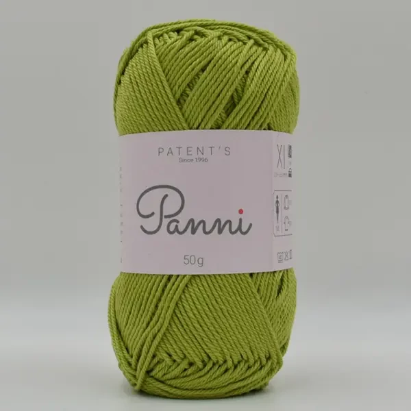 Fire de bumbac Panni, 50 g - 067, verde-măr (Catania 205)