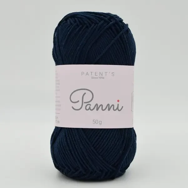 Fire de bumbac Panni, 50 g - 089, albastru marin (Catania 124)