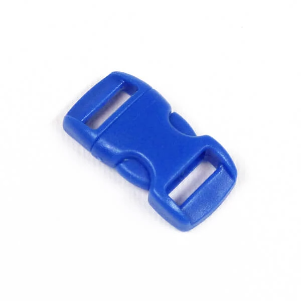 Cataramă din plastic curbat Paracord, Duraflex, 10 mm - albastru închis