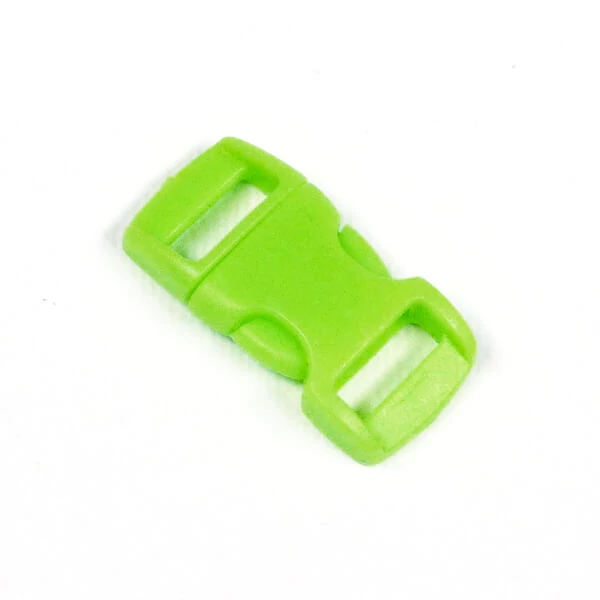 Cataramă din plastic curbat Paracord, Duraflex, 10 mm - verde deschis